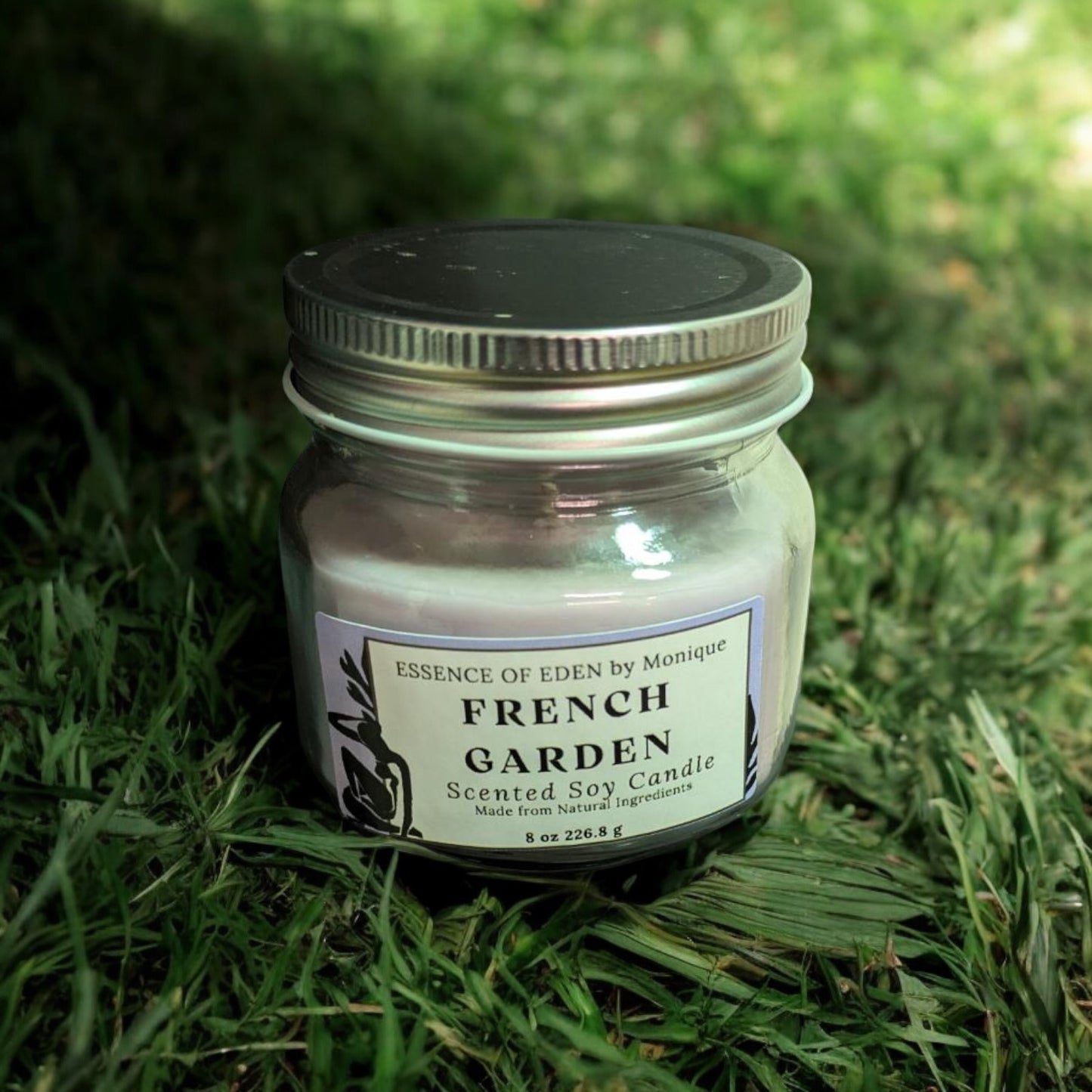 Natural Scented Candles, Coconut/Soy Wax, Premium Fragrances, Soothing and Relaxing, 8 oz. Mason Jar